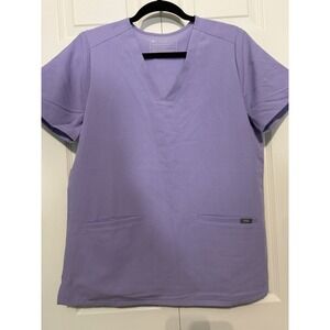 FIGS Limited Edition RARE Purple Casma 3 Pocket Scrub Top‎ Size Medium